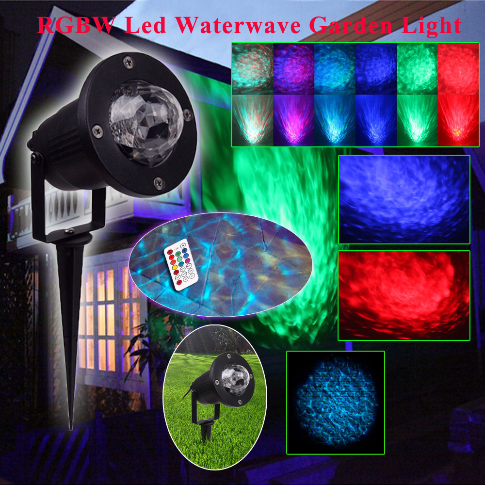 Udendørs projektion - Wave projektor vandbølge - IP68 beskyttelse