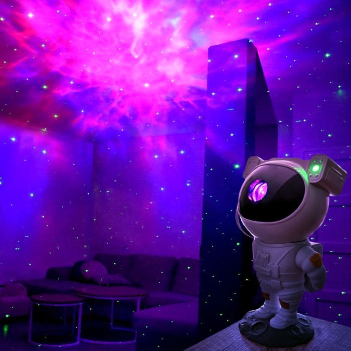 kosmonaut vægprojektor nattehimmel galakse