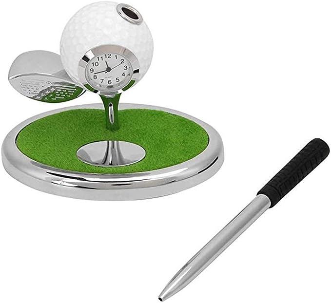 Golfpen (bold med pind) med funktionelt ur