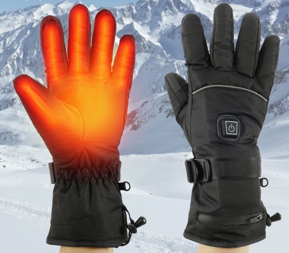 forfatter Svane Labe Opvarmede handsker til vinter (termoelektrisk) med 3 varme (varme) niveauer  med 1800 mAh batteri | Cool Mania