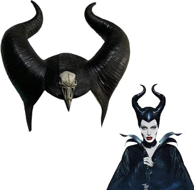 Maleficent Halloween maske til drenge (børn) eller voksne