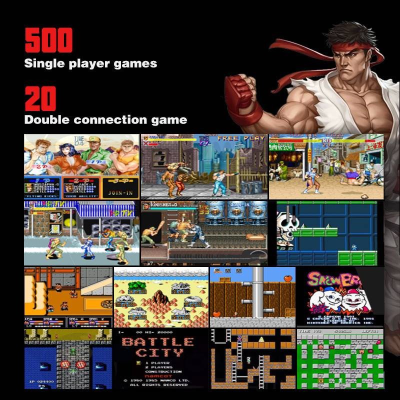 retro arkade street fighter spil