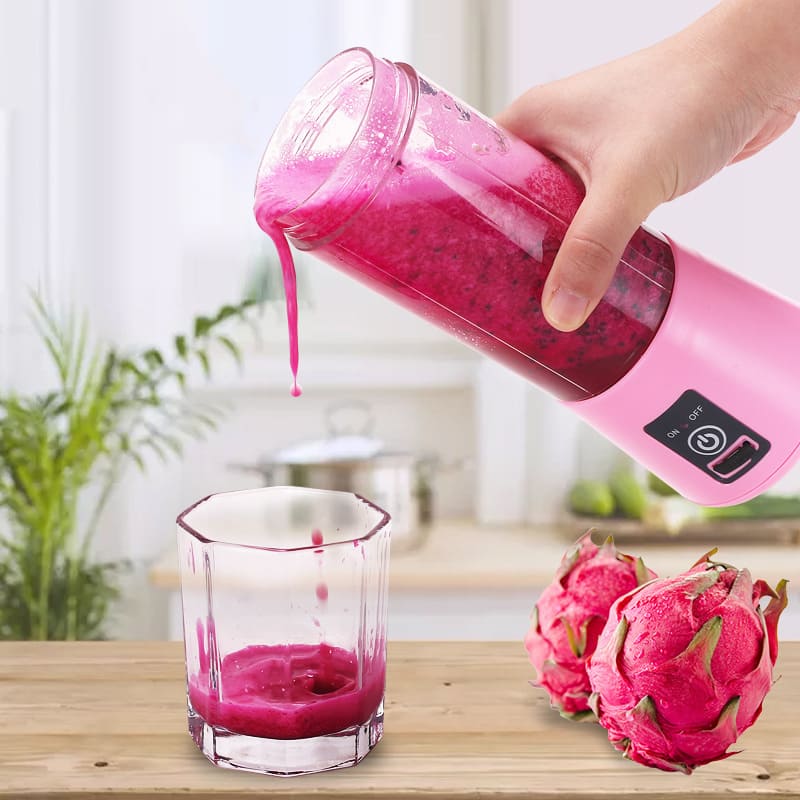 Smoothie rejseblender pink til kvinder